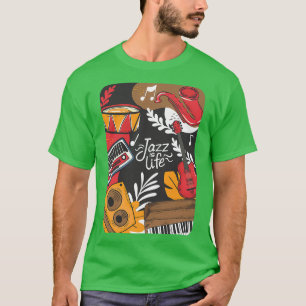 Music Art Music Music Music - Afrikanische Musik T-Shirt