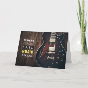 Music Art Music Speaks Karte