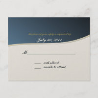 Music Bar Mitzvah/Response-Karte