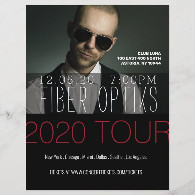 Music, Book, Tour, Band, Author Flyer (Vorne)