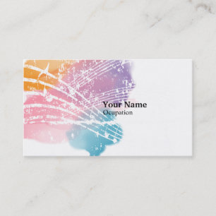Music Business Card Visitenkarte