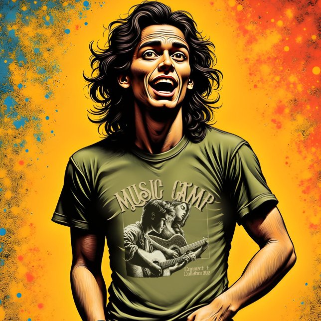 Music Camp Connect T-Shirt collaborateur (Créateur téléchargé)