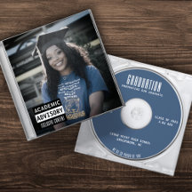 Music CD Case Album Cover Blue Abschluss