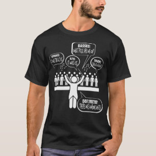 Music Choir Singen Members Redewendungen Funny Chr T-Shirt