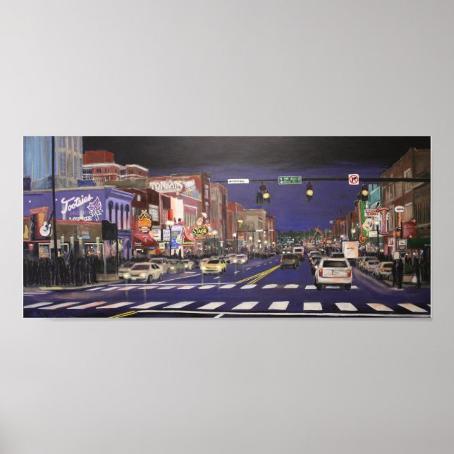 Music City Lights Poster (Vorne)