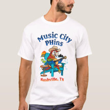 Music City Phins - Logo avant masculin T-shirt