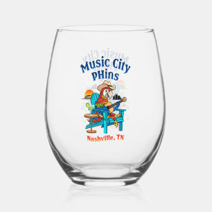 Music City Phins Weinglas Ohne Stiel