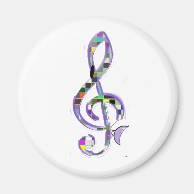 Music Clef G Magnet (Vorne)