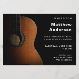 Music Concert Werbeaktion Guitar Moderne Flyer