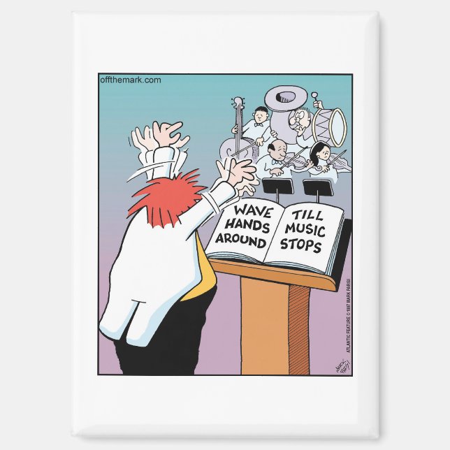 Music Conductor Instructions - Wave Hands to Music Magnet (Vorderseite)