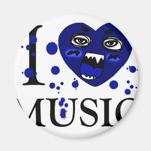 Music Crazy_ Magnet