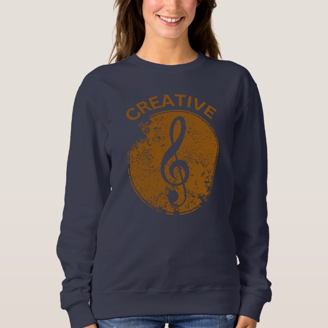 Music Creative Cool Musician design Sweatshirt (Vorderseite)
