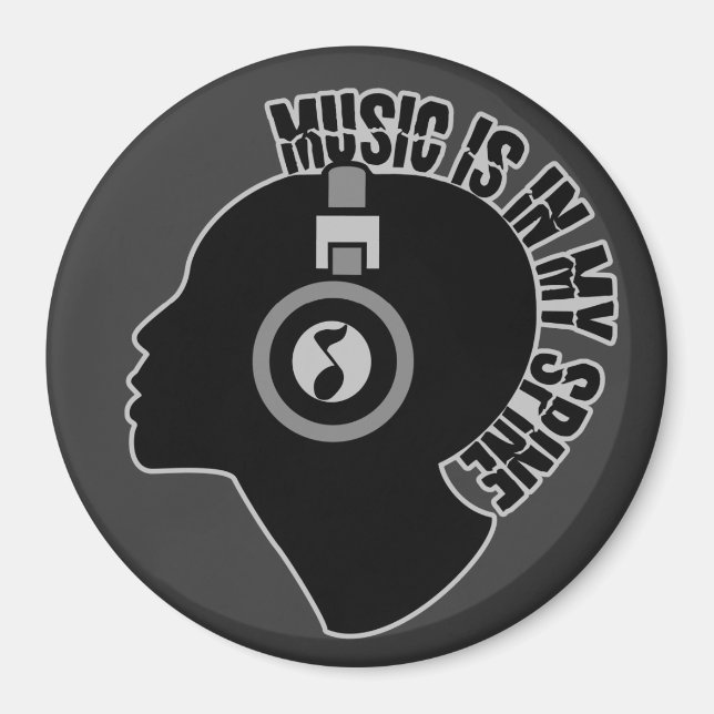 Music Custom Color Magnet (Vorne)