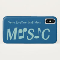 MUSIC Custom Color & Text Hüllen