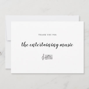 Music Dancefloor Entertainment Wedelband Dankeskarte