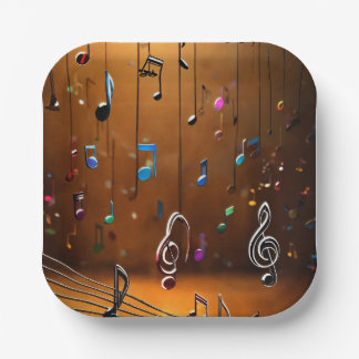 Music Dancing Style Design: Einzigartige Mode Pappteller