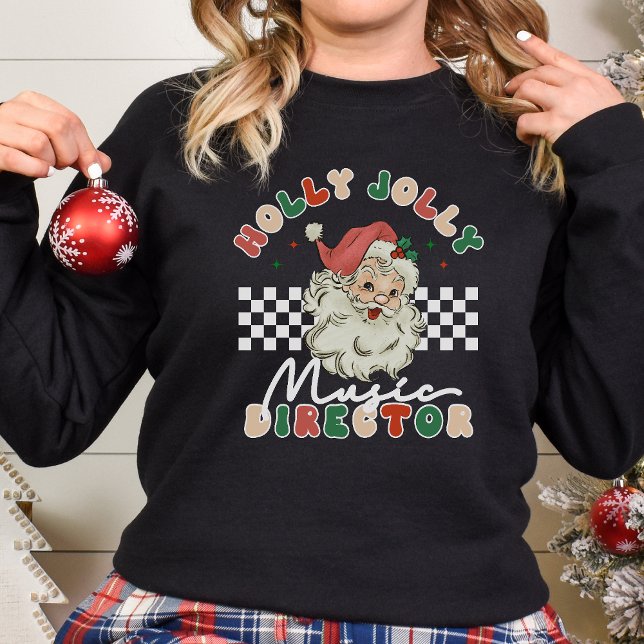 Music Director Holly Jolly Christmas T-Shirt (Von Creator hochgeladen)