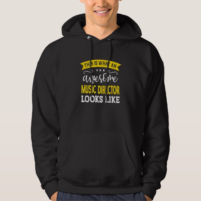 Music Director Job Title Employee Worker Music Dir Hoodie (Vorderseite)
