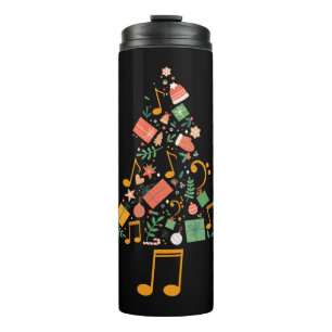 Music Director von Christmas Tree Musician Komponi Thermosbecher