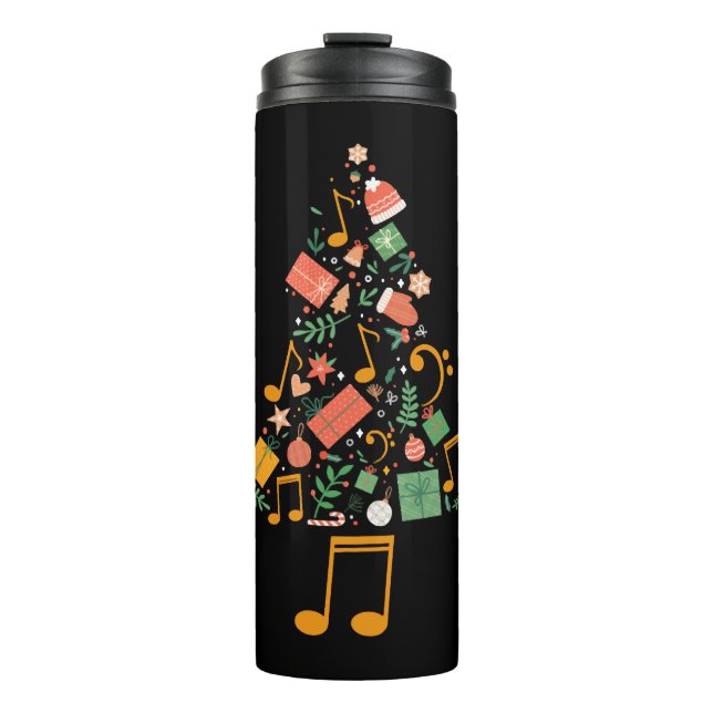 Music Director von Christmas Tree Musician Komponi Thermosbecher (Vorderseite)