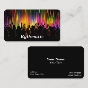 Music DJ Business Card Visitenkarte
