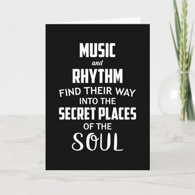 Music DJ Dance Art Hip Hop Guitar Funny Gift Idee Karte (Vorderseite)