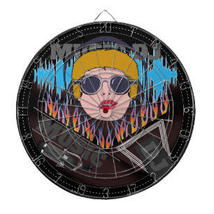 Music DJ Dartboard Dartscheibe