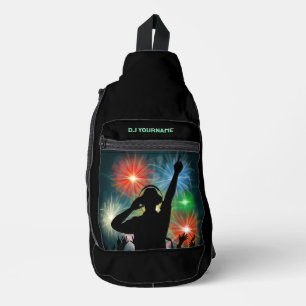 Music DJ individuelle Name Crossbody Bag
