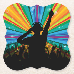Music DJ Paper-Untersetzer Untersetzer