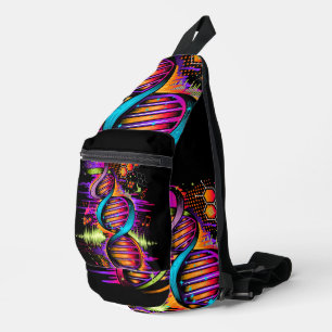 Music DNA Crossbody Bag
