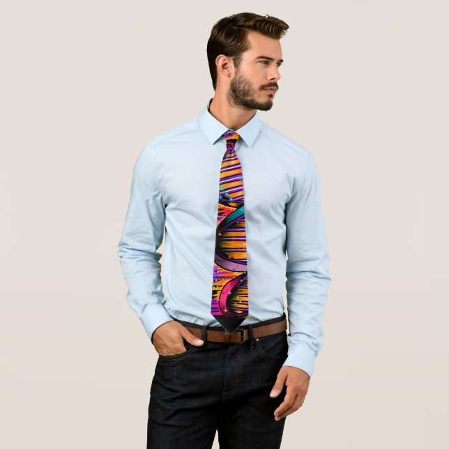 Music DNA Krawatte (Beispiel)