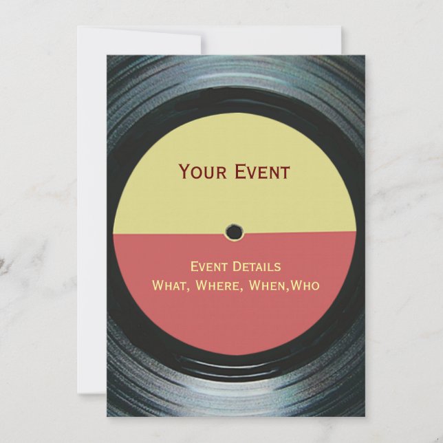 Music Event DJ Party Einladung (Vorderseite)