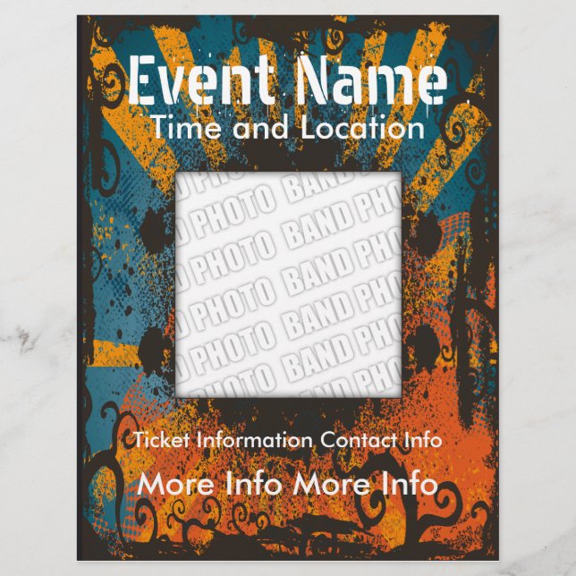 Music Event Grunge Flyer (Vorne)