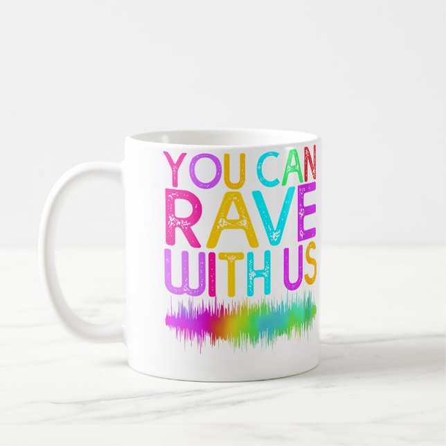 Music Festival Techno Edm Rave Kaffeetasse (Links)