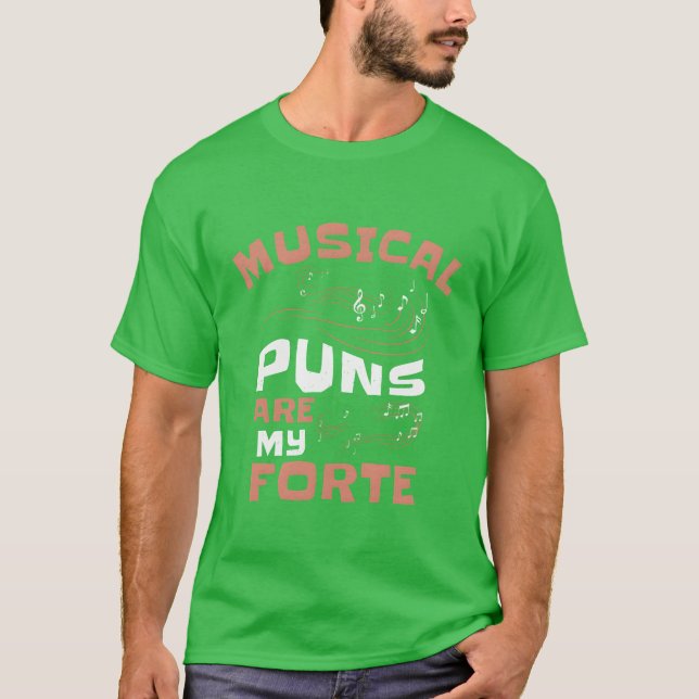 Music Forte Musical Pub Musician Musiknote T-Shirt (Vorderseite)