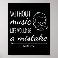 Music Friedrich Nietzsche Quote Shirt