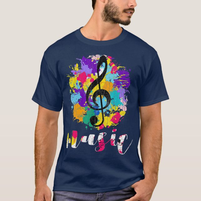 Music Funny Graphic for Musician T-Shirt (Vorderseite)