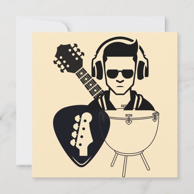 Music Galore Einladung (Vorderseite)