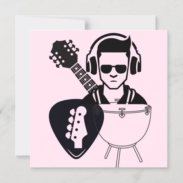 Music Galore Magneteinladung (Vorderseite)