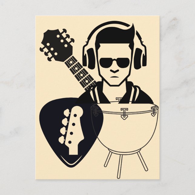 Music Galore Postkarte (Vorderseite)