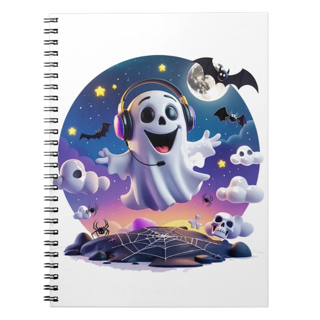 Music Ghost Notizblock (Vorderseite)