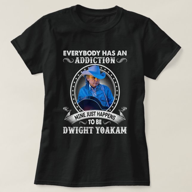 Music Gift Mine kommt gerade zu Dwight Yoakam.p T-Shirt (Design vorne)