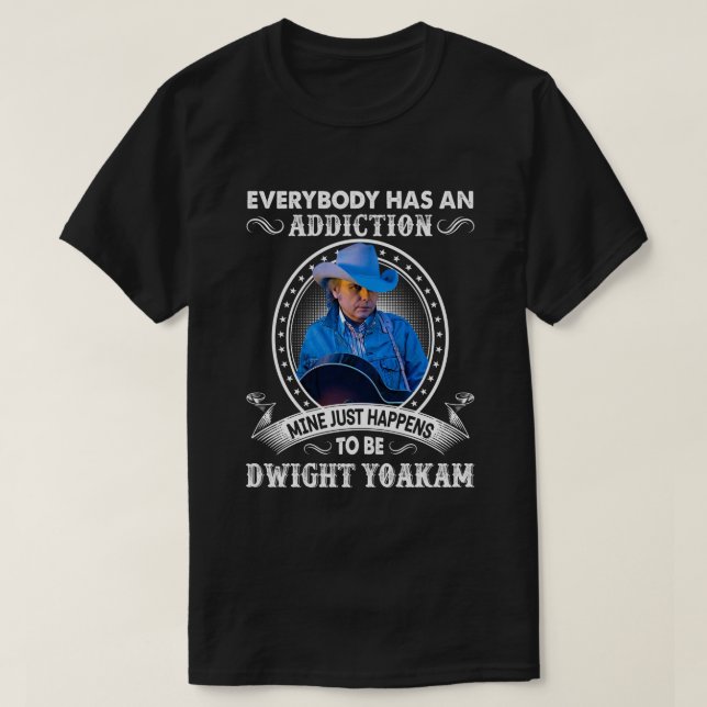 Music Gift Mine kommt gerade zu Dwight Yoakam.p T-Shirt (Design vorne)