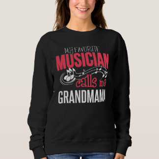 Music Grandmama Design - Mein Lieblingsmusikaufruf Sweatshirt