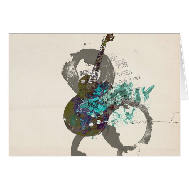 Music Grunge Collage (Vorderseite (Horizontal))