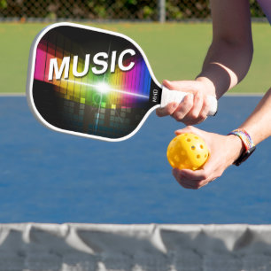 Music Illustration - benutzerdefinierte Monografie Pickleball Schläger