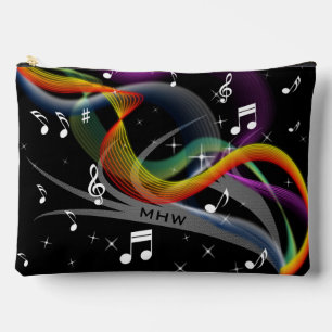 Music Illustration - benutzerdefinierte Monografie Zubehörtasche