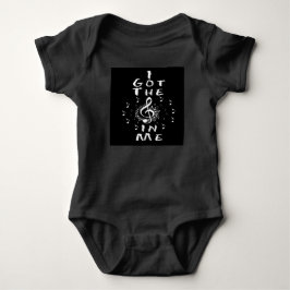 Music in Me Baby Body Anzug Baby Strampler