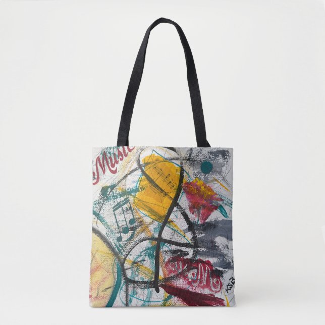 Music in the Air Tote Tasche (Vorderseite)