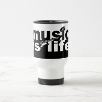 Music is Life Tasse - wählen Sie Stil, Farbe